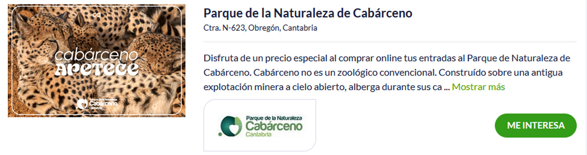 Entradas Parque de Cabárceno